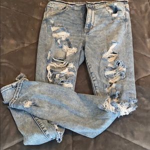 American Eagle super high rise jeggings